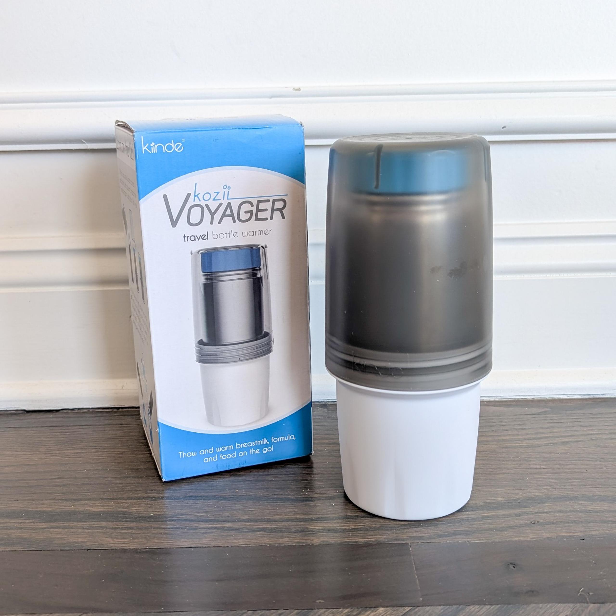 Kiinde Kozii Voyager, Compact Travel Bottle Warmer for Breast Milk, Portable
