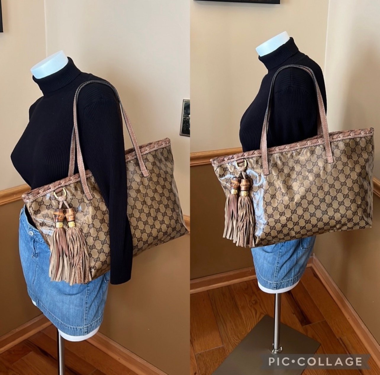 A54- Gucci crystal shoulder bag