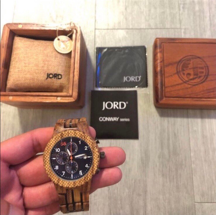 NEW! JORD wood watch CONWAY KOSSO & MIDN