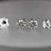 18K 1/2 CT Diamond Stud Earrings