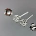 18K 1/2 CT Diamond Stud Earrings