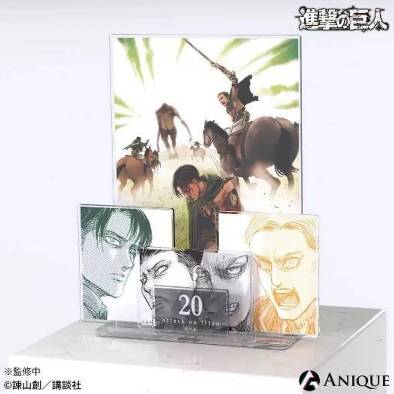 AOT attack on titan ANIQUE Levi Ackerman Erwin Smith acrylic stand merch