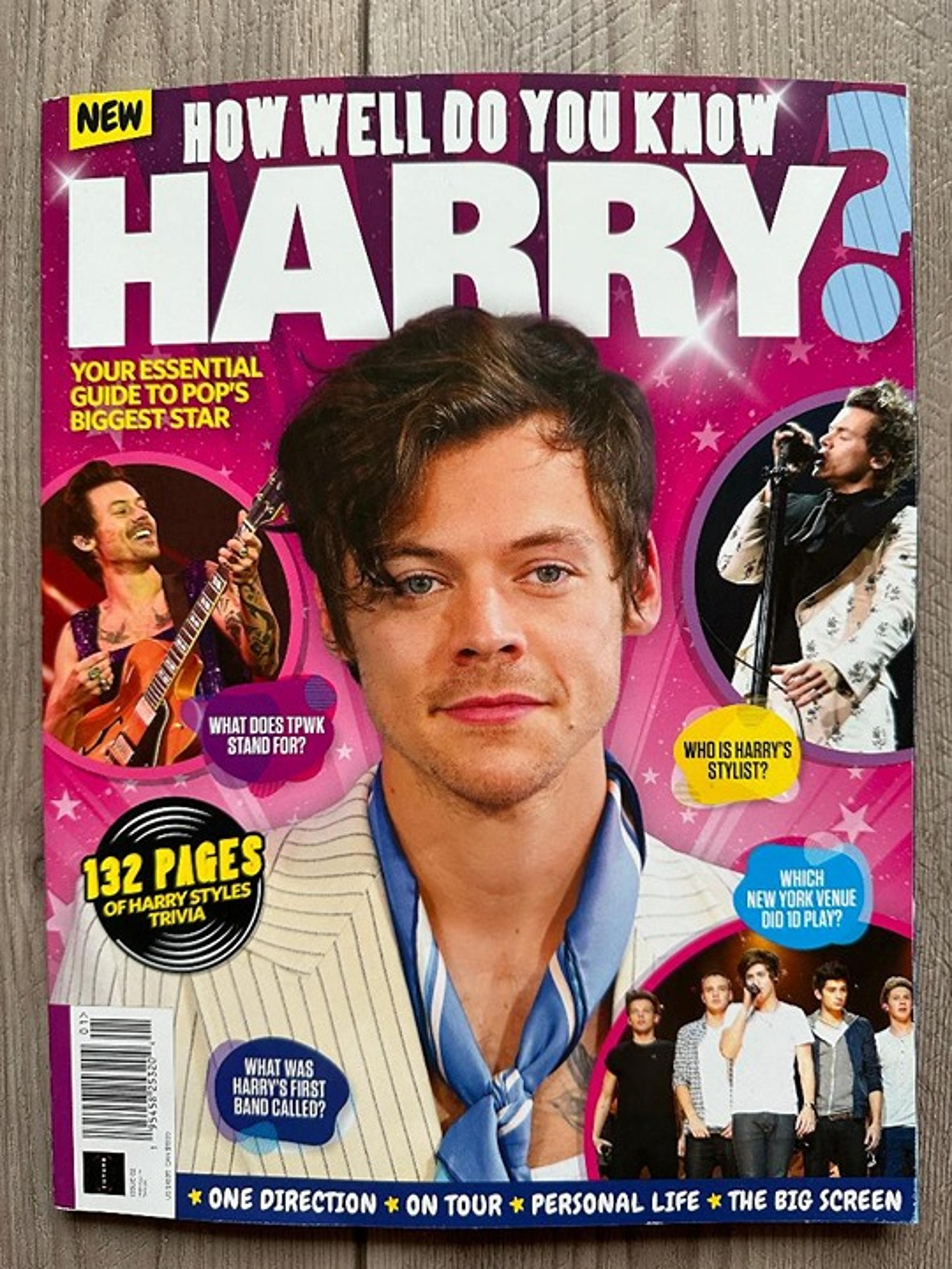 2024 HARRY STYLES Issue No 2 HOW WELL DO YOU KNOW HARRY? Magazine ONE DIRECTION
