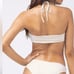 L*Space Shimmer Dawn Bikini Top in Bone XSmall New Womens Swimsuit