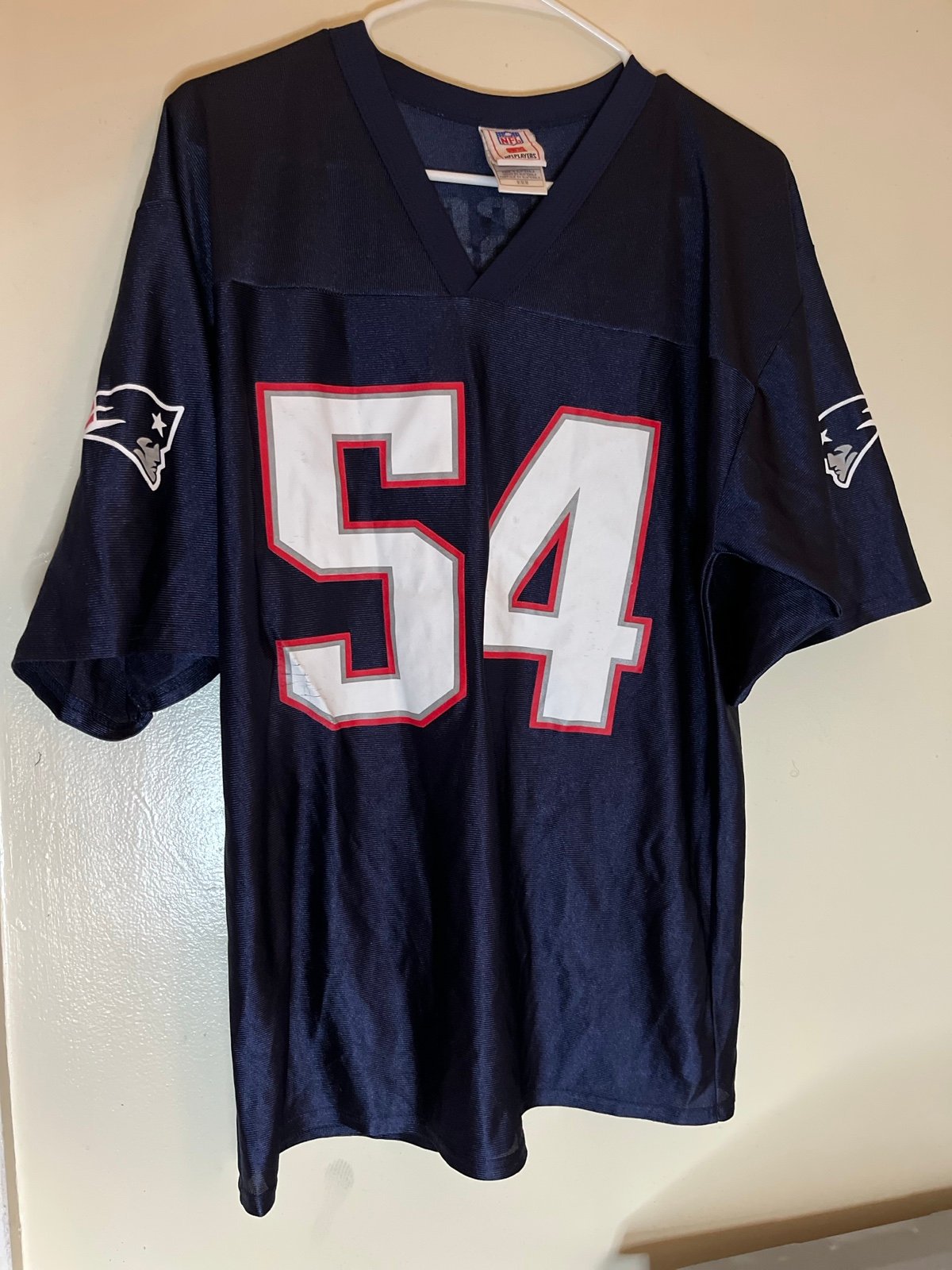 vintage tedy bruschi new england patriots nfl football jersey md