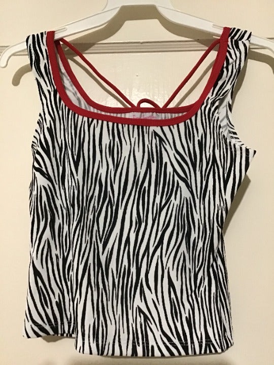 5 Juniors Zebra Print Tops