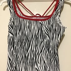 5 Juniors Zebra Print Tops