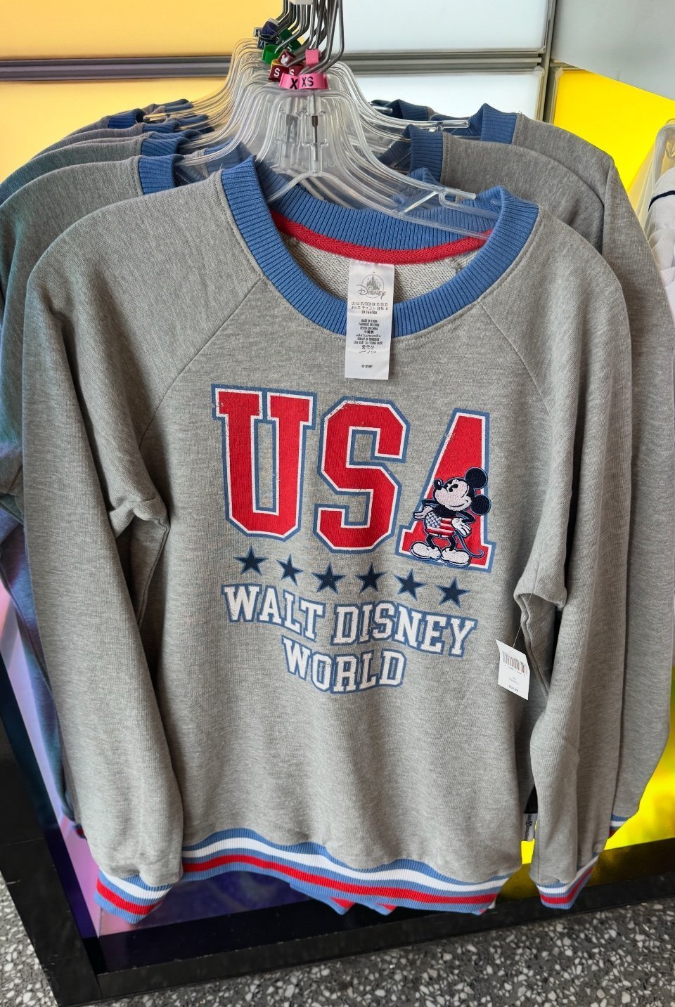 ⭐️XS - 3XL⭐️2025 Walt Disney World USA 4th of July Mickey Mouse Sweatshirt