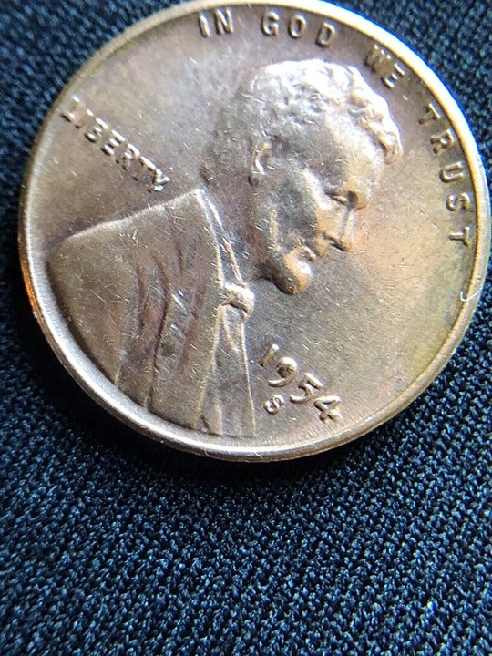 1954 S Lincoln Wheat Penny (ERRORS)** See Pics Please)