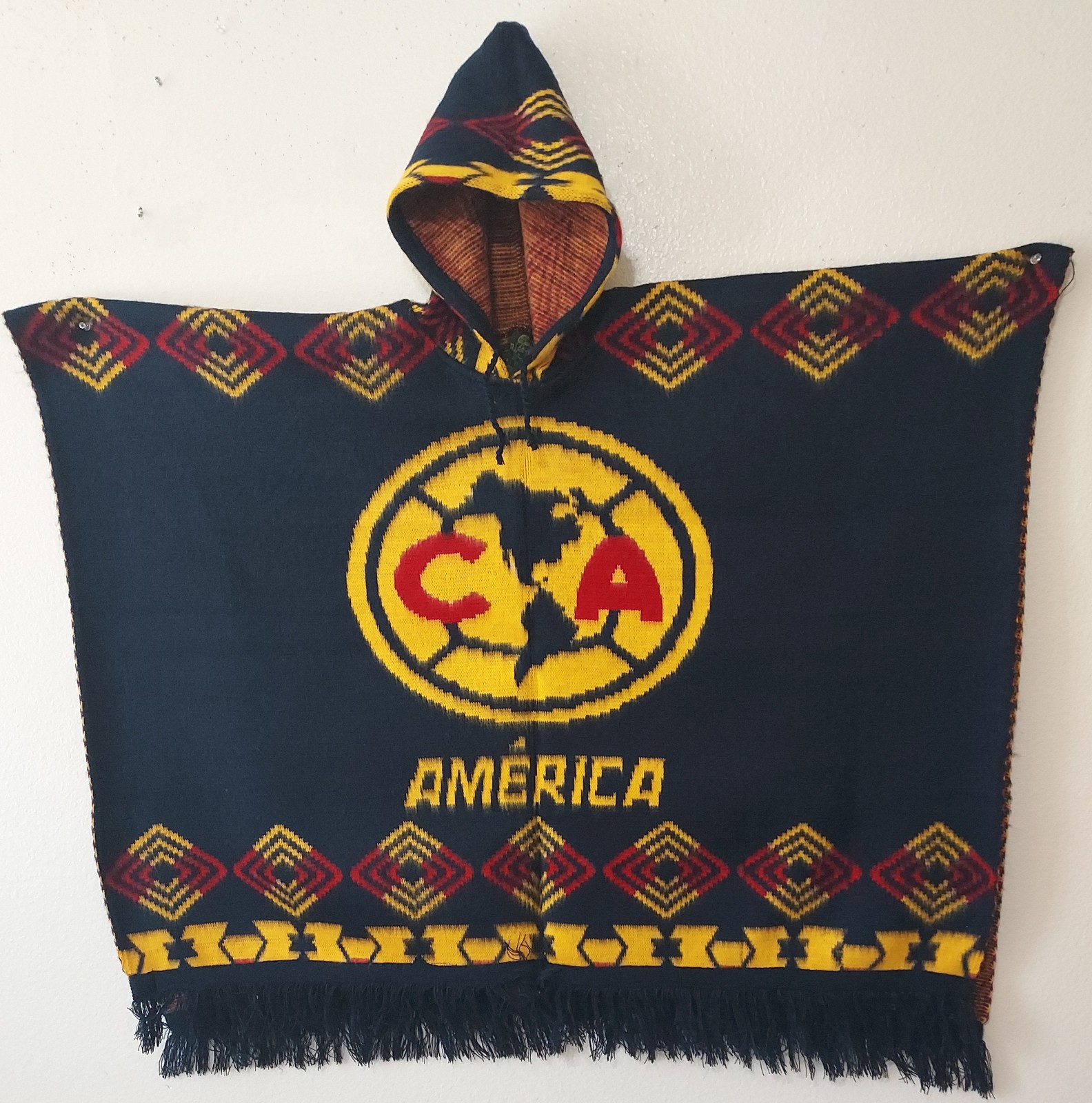 America Hooded Poncho