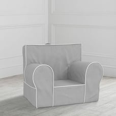 NEW Pottery Barn Kids MY FIRST ANYWHERE Chair Gray Twill Slipcover
