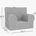 NEW Pottery Barn Kids MY FIRST ANYWHERE Chair Gray Twill Slipcover