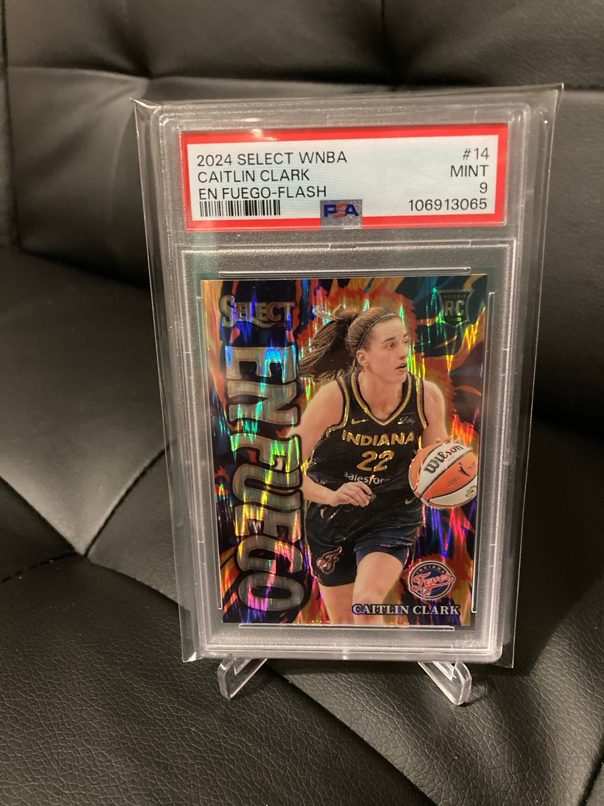 2024 SELECT WNBA CAITLIN CLARK EN FUEGO-FLASH MINT 9 #14