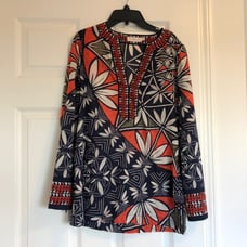 Tory Burch Floral Pattern Tunic SZ 0