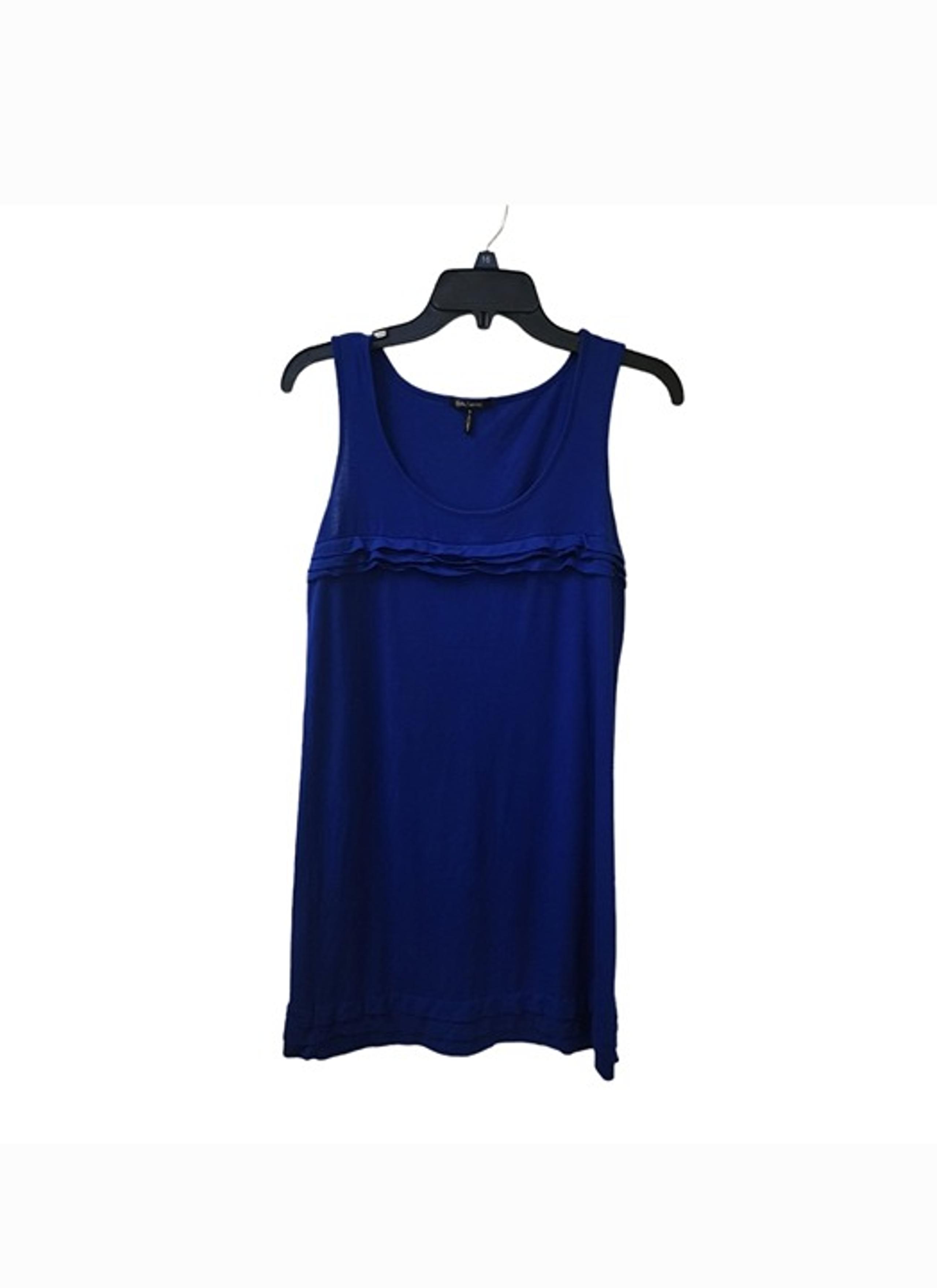 Daisy Fuentes Blue Knee Length Tank Dress Medium