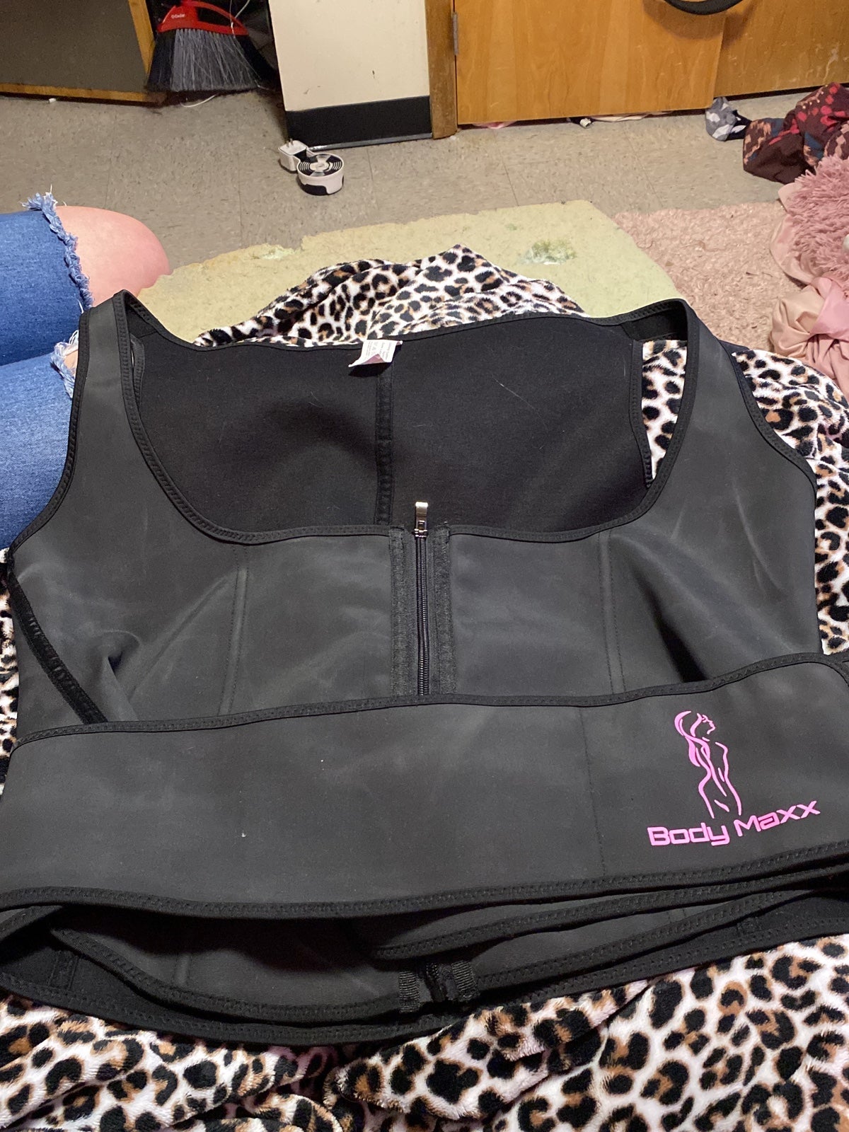 Zipper vest waist trainer 8xl