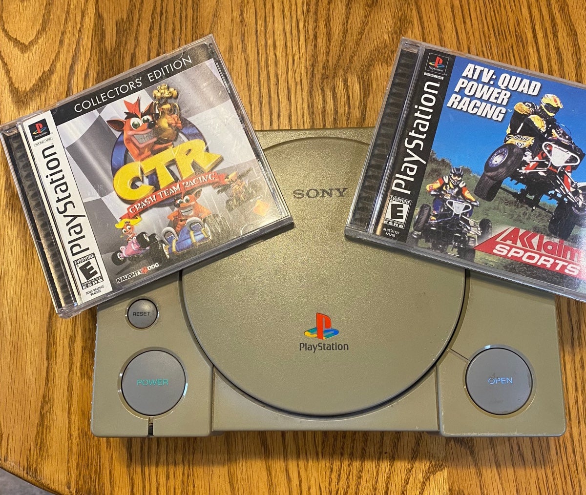 PlayStation One Console in Gold with No Memory Card