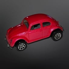 Vintage 1988 Hot Wheels VW Beetle Bug Pearl Pink Volkswagen Mattel Diecast