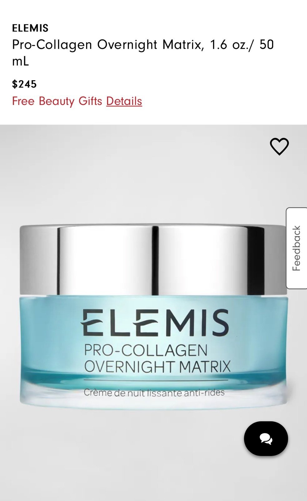 Elemis Pro-Collagen Overnight Matrix - NEW
