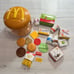 2003 McDonald’s play food set in hamburger container