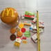2003 McDonald’s play food set in hamburger container