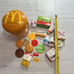 2003 McDonald’s play food set in hamburger container