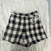 Pearl by Lela Rose Gingham short and bla