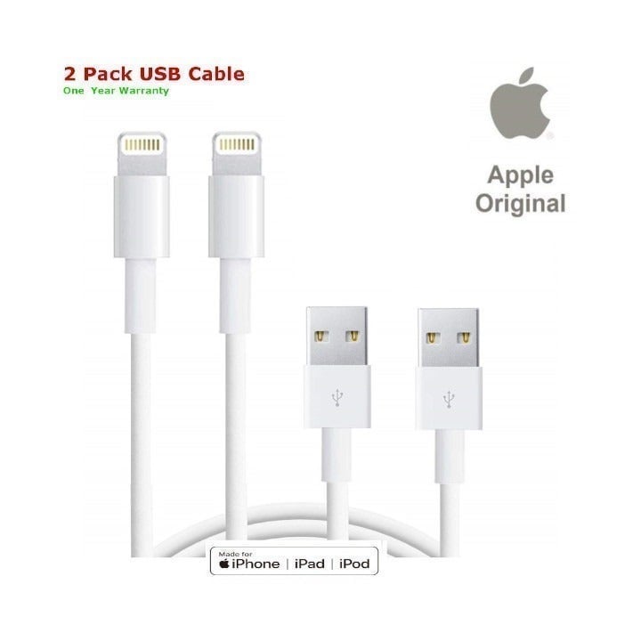 Apple iPhone iPad Original Fast Charger 6FT Fast Charging iPhone USB Cable 50 PK