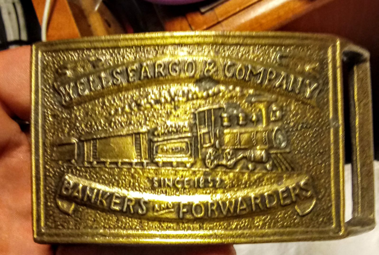 Antique Wells Fargo and Company bronze B