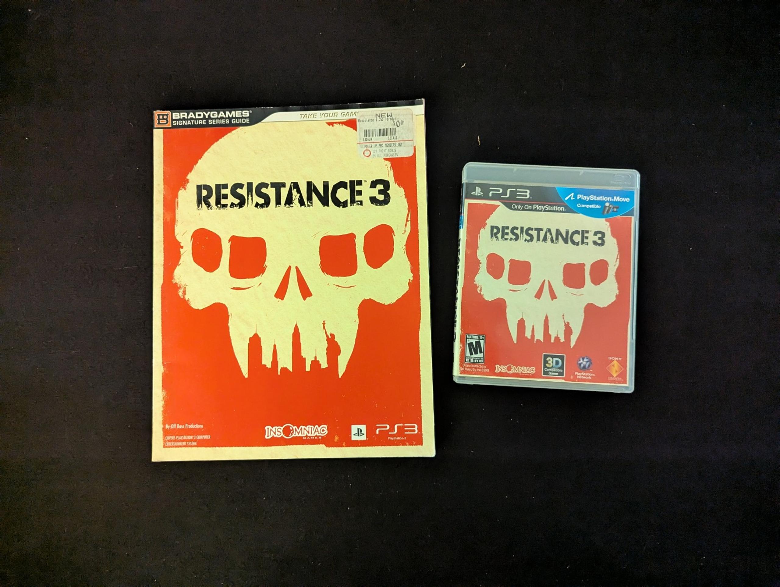 Resistance 3 Game and Strategy Guide Bundle