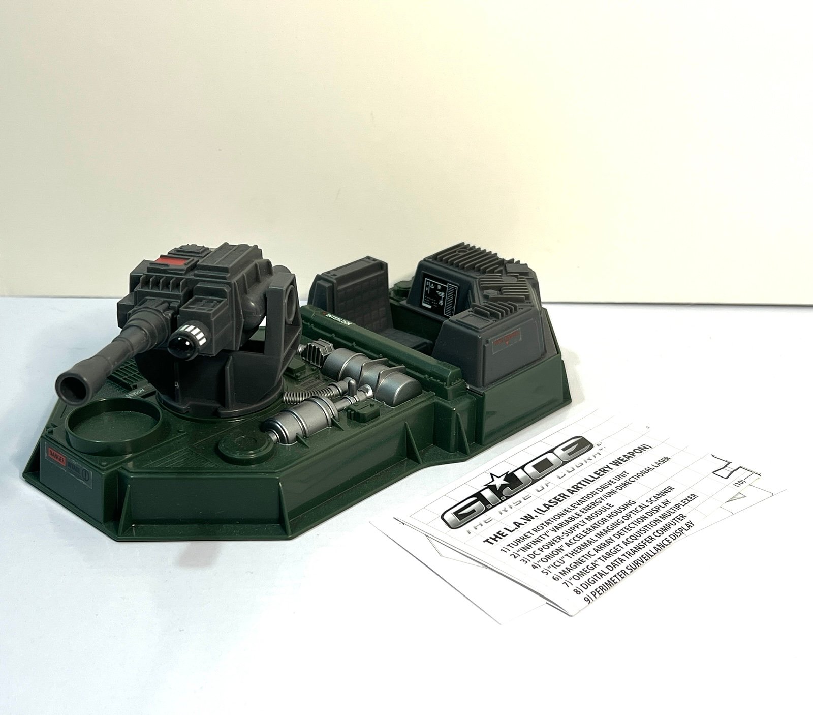 2009 Hasbro 4” GI Joe ROC LAW Laser Artillery Weapon