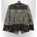 Rachel Zoe Jacket 12 Gray Full Zip Moto Motorcycle Military Preppy