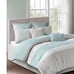 8 pc king Arlie comforter set seafoam/gr