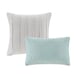 8 pc king Arlie comforter set seafoam/gr