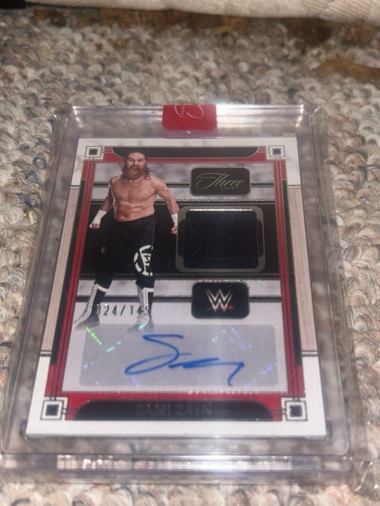 Wwe Sami Zayn 2024 auto relic /100