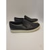 Ecco Soft 7 Woven Slip On Sneakers Womens Shoes Black Leather Croc US 8.5 EU 39