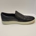 Ecco Soft 7 Woven Slip On Sneakers Womens Shoes Black Leather Croc US 8.5 EU 39