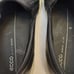 Ecco Soft 7 Woven Slip On Sneakers Womens Shoes Black Leather Croc US 8.5 EU 39