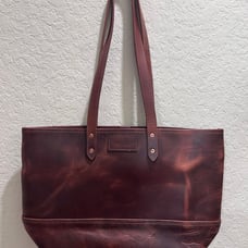 Pastime Leather Company Large Unisex Tote/Satchel/Bag/Purse NWOT—Made in the USA