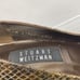 Stuart Weitzman Square Pointed Toe Snakeskin Heels 7.5
