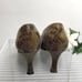 Stuart Weitzman Square Pointed Toe Snakeskin Heels 7.5