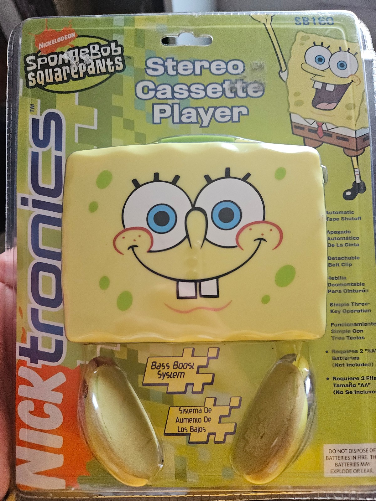 Spongebob cassette player *NEW*