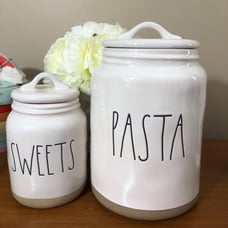New Rae Dunn PASTA SWEETS Canisters