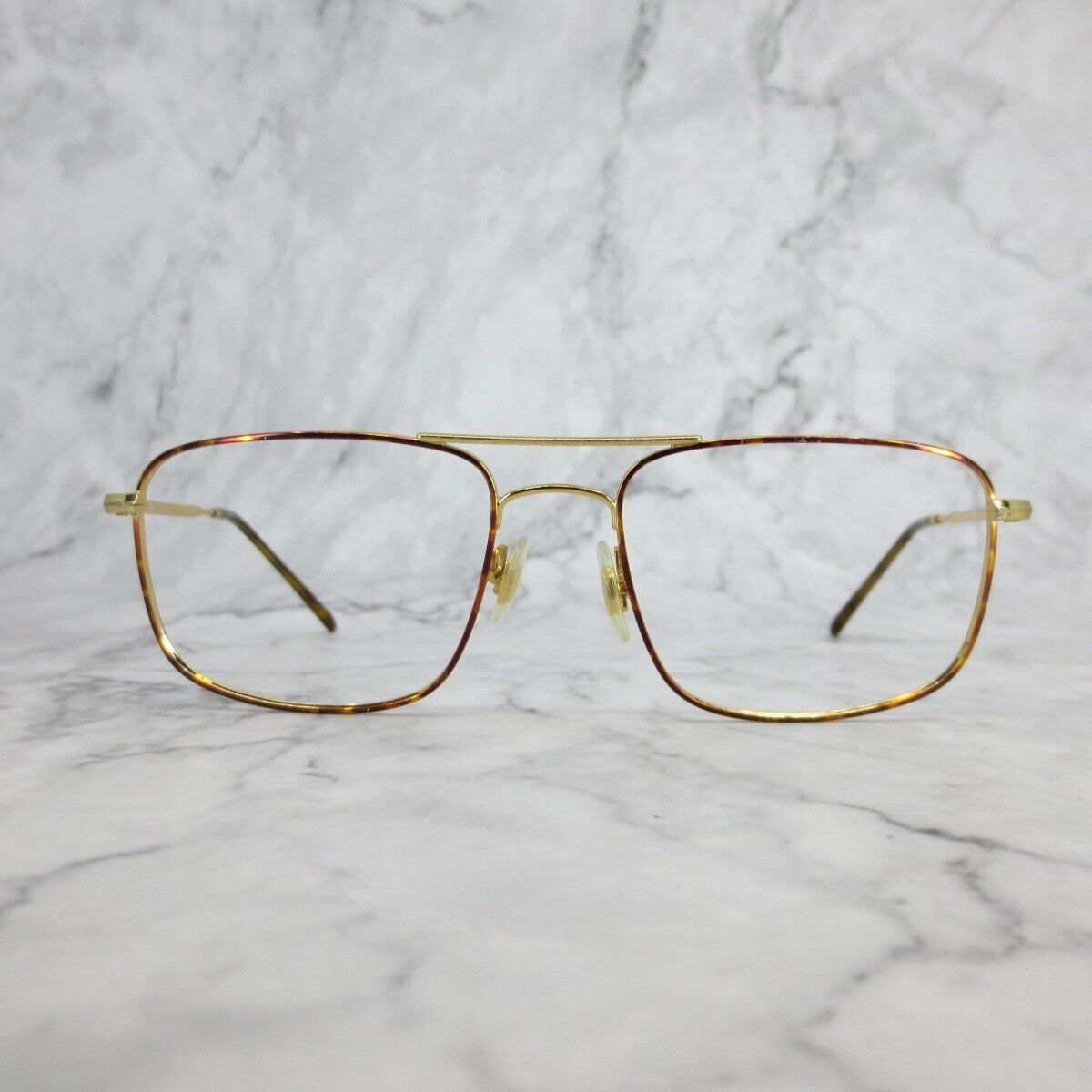 Ray-Ban RB6434 2945 Eyeglasses Gold Tortoise Square Full Rim Frames 55-18-145
