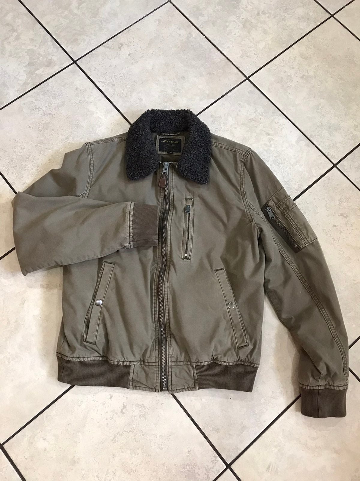 New Lucky brand b15 flight bomber jacket