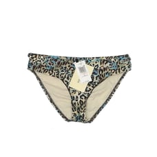 ST. John Swimsuit Bottoms Women’s Size 2 NWT Animal Print Blue Gold