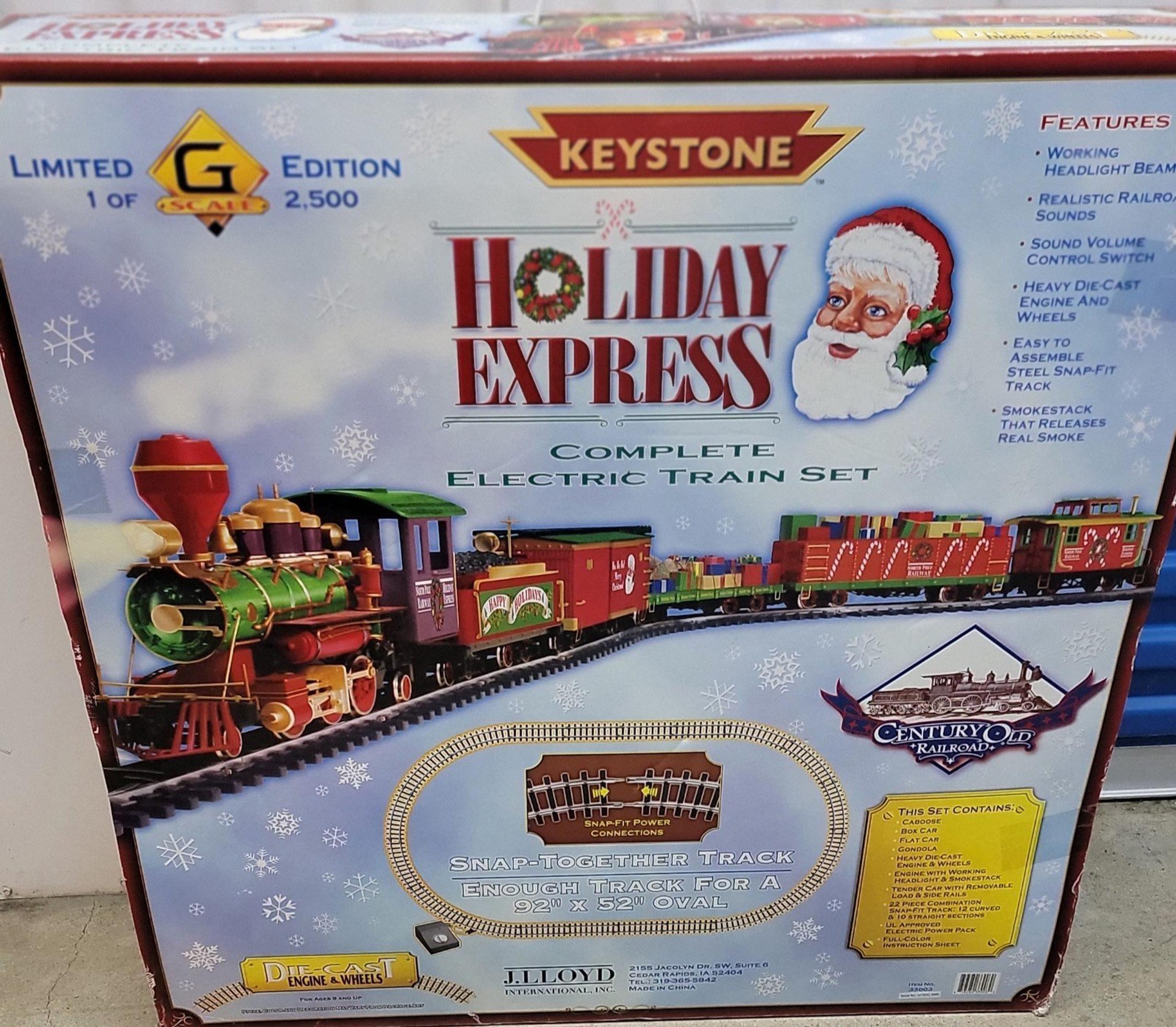 Keystone Limited Edition Holiday Train G Scale