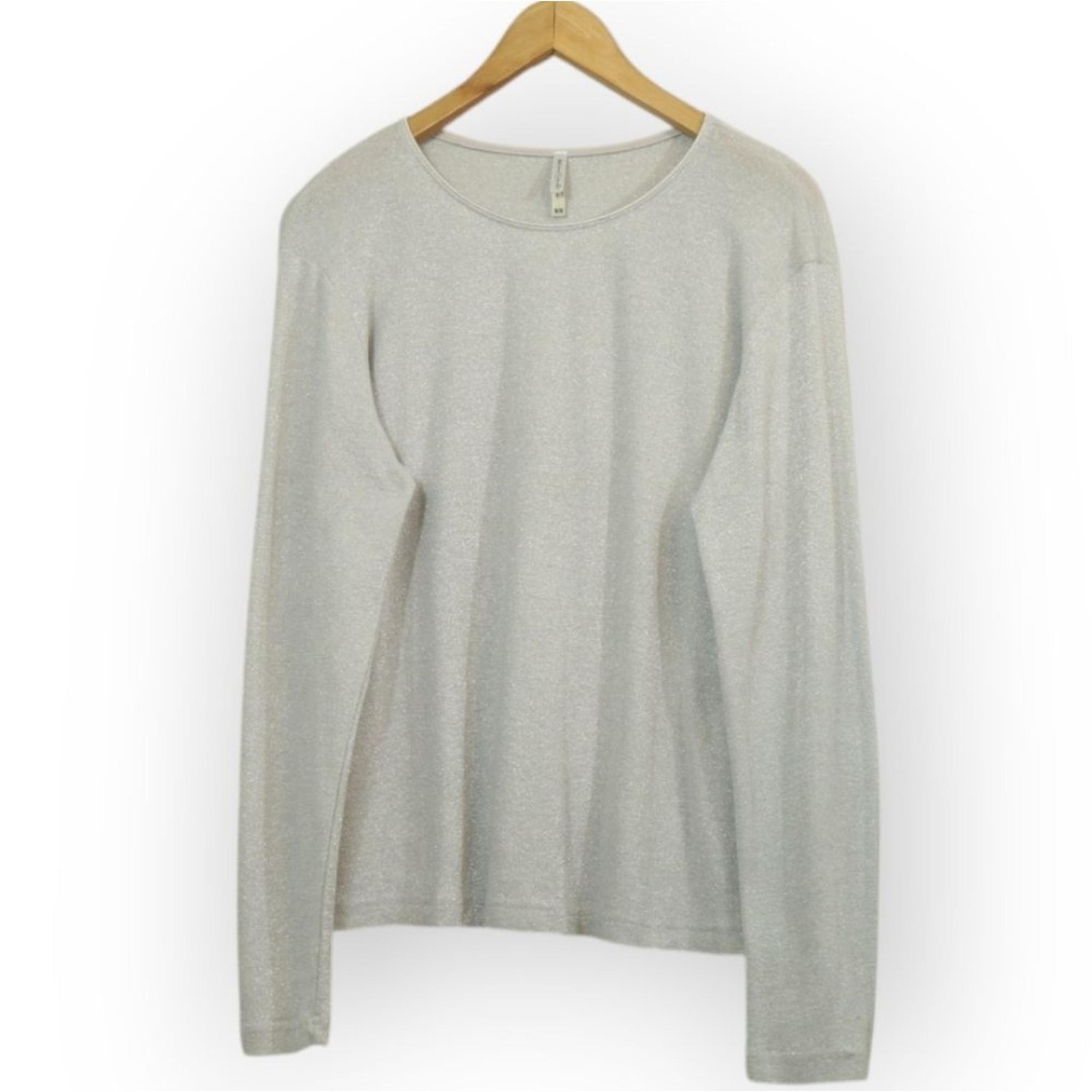 White Stag Grey Silver Lurex Knit Top 16/18