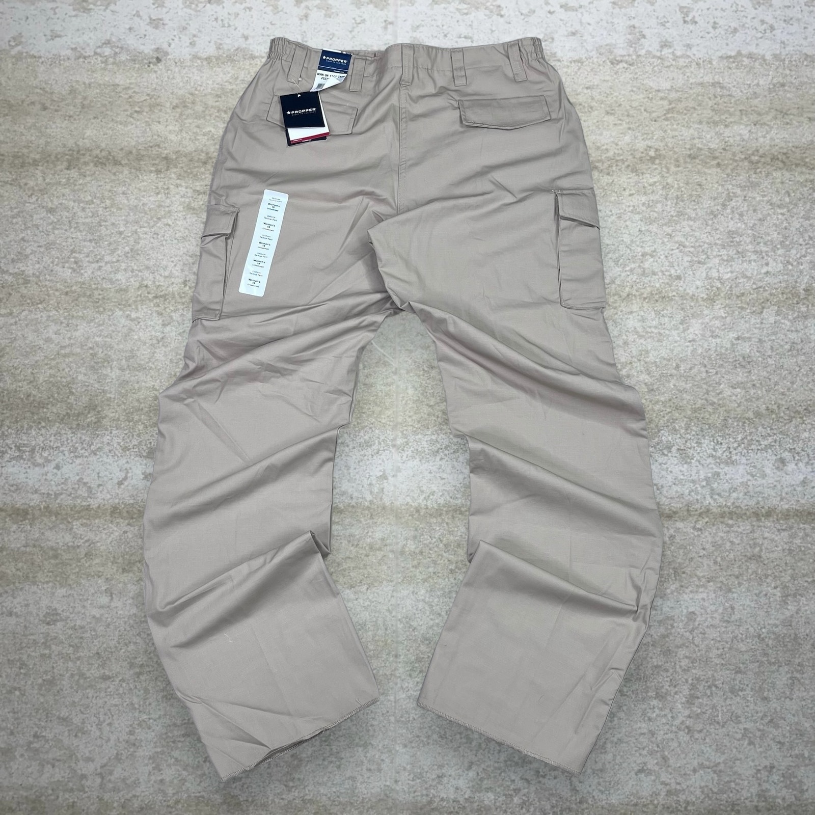 Propper Tactical Pants Light Tan Baggy Double Knees Cargos Military Grade NWT