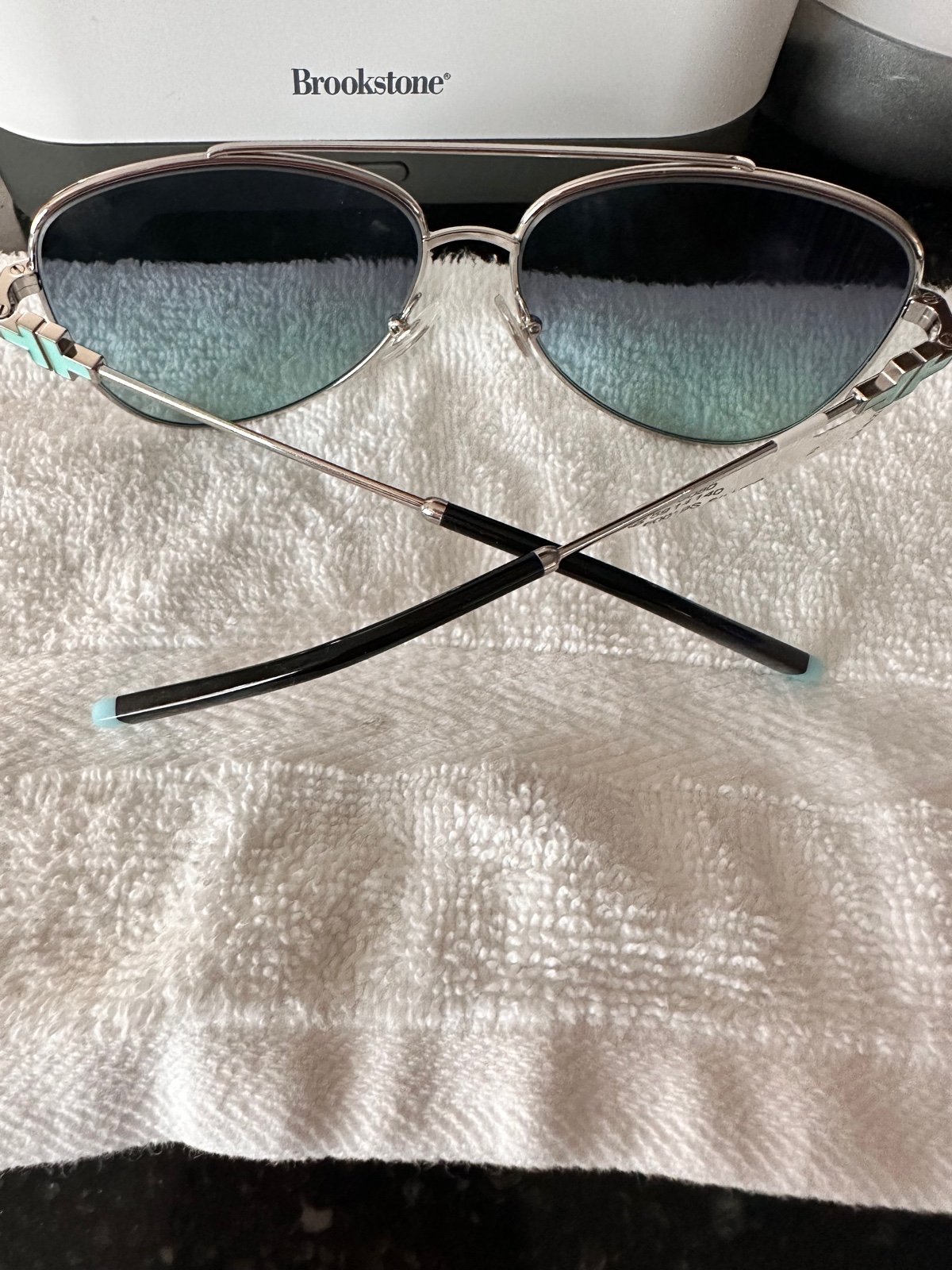 Tiffany & Co. 4.5 2 Tiffany TF3080-60019S Sunglasses Silver W/Azure Gradie